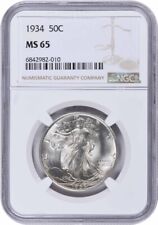1934 Walking Liberty Silver Half Dollar MS65 NGC picture