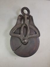 VINTAGE LOUDEN NO 23  CAST IRON PULLEY W/ 6