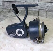 VTG Zebco XB65 Metal Fishing Reel Spinning Black Made In Japan Tested Working picture