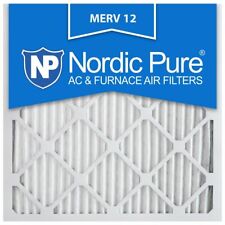 20X20x1 Air Filter Merv 12 Pack 11 8 Bulk Pleated Electrostatic Conditioner HVAC picture