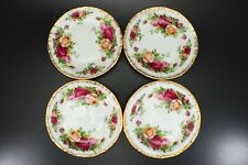 Royal Albert Old Country Roses APPETIZER PLATE 5” Set of 4  England Vintage picture
