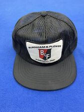 Vintage Youngan  Black All Mesh Snapback Hat Cap   NWOT picture