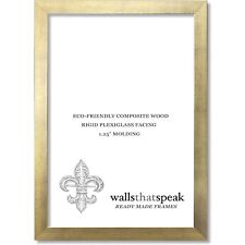 WallsThatSpeak Gold Picture Frame for Puzzles, Posters, Photos, or Artwork picture
