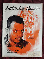 Saturday Review September 19 1953 SAUL BELLOW MARCHETTE CHUTE W. E. SANGSTER picture