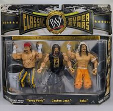 SIGNED WWE Sabu Cactus Jack Terry Funk Classic Wrestling Figures Autographed picture
