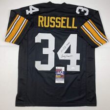 Autographed/Signed ANDY RUSSELL 2x SB Champs Pittsburgh Black Jersey JSA COA picture
