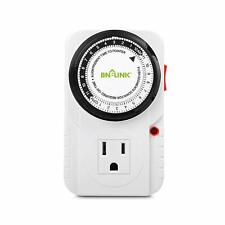 BN-LINK 24 Hr Plug in Mechanical Grounded Programmable Timer Indoor Heavy Duty picture