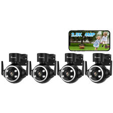 Ctronics 4 PCS 2.5K 4MP PTZ Security Camera Outdoor 2,4/5GHz WiFi, IP Camera picture