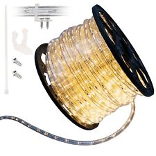 Warm White LED Rope Lighting Flexible Indoor Outdoor Christmas Extend to 300ft picture