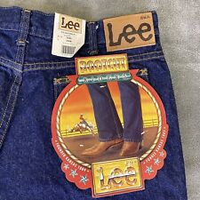 NOS Vintage LEE Riders Boot Cut Jeans size 36x30 Blue Cowboy Denim Canada READ picture
