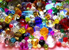 450+ Pieces Assorted Czech Swarovski Crystals Vtg/Mod Faceted Glass Beads Lot picture