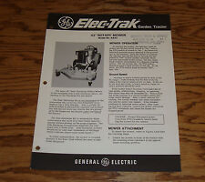 Original 1970 GE General Electric Elec-Trak 42