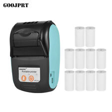 GOOJPRT 58mm Receipt BT Thermal Printer POS+10Roll Paper for Android IOS Windows picture