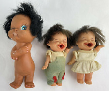 Vintage SEKIGUCHI Dolls Lot of 3J Japan & Bottle mouth Small Rubber  Kewpie picture
