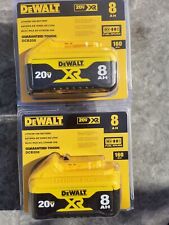 2pcs DeWalt DCB208 20V MAX XR 8.0 AH Compact Lithium Ion Power Tool Battery H3 picture