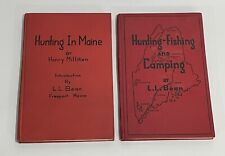 LL Bean Book Hunting Fishing Camping Rare Freeport Maine Henry Milliken Vintage picture