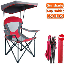 ALPHA CAMP Camping Chairs with Canopy Shade Portable Outdoor Folding Chairs picture