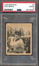 1948 Bowman #6 Yogi Berra Rookie PSA 2 New York Yankees HOF Baseball Card (5687) picture