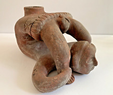 REPRO Pre Columbian Colima Mexico Acrobat Vessel Contortionist Pottery Figure picture