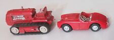 Schuco piccolo 709 Austin Healey And Tractor 753 Both Originals Vintage Red. picture