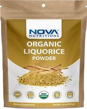 Nova Nutritions Certified Organic Licorice / Liquorice Root Powder 16 OZ picture
