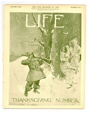 Life Magazine Nov 22 1894 GD- 1.8 Low Grade picture
