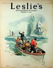 Leslie's Illustrated Weekly Magazine #3172 VG 1916 picture