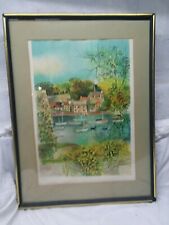 VINTAGE FRENCH SIGNED LITHOGRAPH CLAUDE GROSPERRIN  #23/275 picture