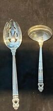 ROYAL DANISH BY INTERNATIONAL STERLING SILVER 2 SERVERS GRAVY & SLOTTED SERVING  picture