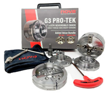 NOVA PREMIER PRO-TEK G3 CHUCK KIT 48293 WITH 3 JAW SETS, CASE. MANY NEW FEATURES picture