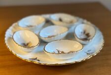 Antique Limoges Haviland GFH GDM egg cup tray plate picture