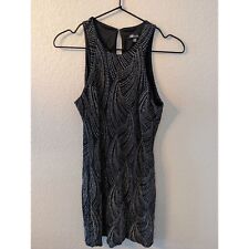 Vintage 1990s Jump Apparel Womens Sz 6 Black and Glitter Cocktail Dress picture
