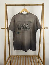 VTG 90s Fellowship of Christian Cowboys Gradient Sun Faded Worn WIP T-Shirt XL picture