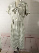 Vintage 50's Gingham Short Sleeve Dress Small picture