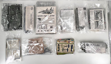 Lot OF 10 Vintage WW2 Plastic Model Plane aircrafts airplane kits Parts #V537 picture