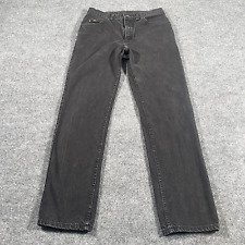 Vintage 90s LEE Jeans Mens 33x32 Faded Black Straight Leg Jeans picture