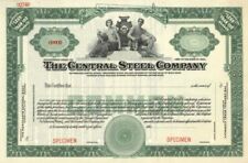 Central Steel Co. - Specimen Stock - Specimen Stocks & Bonds picture