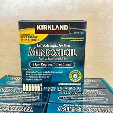 Kirkland Minoxidil 5% Hair Regrowth Solution Extra Strength Men 6 Month Supply  picture