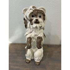 Vintage Bolognese Terrier or Bichon Dog Figurine Statue READ picture