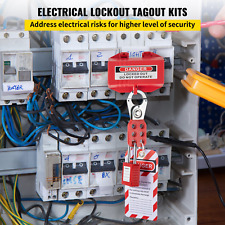 VEVOR 43 PCS Lockout Tagout Kits, Electrical Safety Loto Kit Includes Padlocks,  picture