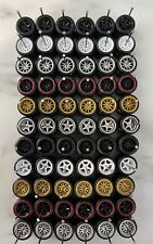 Hot Wheels - Matchbox Alloy Wheels Rubber Tires (10 Car Sets) 1/64 Real Riders picture