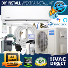 MRCOOL DIY 12K BTU 22 SEER Ductless Mini-Split AC Heat Pump System w/Install Kit picture
