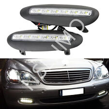 Mercedes Benz W220 S-Class 98-01 White DRL LED Daytime Running Fog Driving Light picture