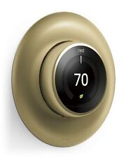 Google Nest Learning thermostat Wall Plate Cover - elago® [Brass] picture