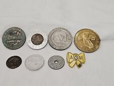 Vintage Miscellaneous Souvenir Coins Tokens Good Luck Coins ~ Lot Of 8 picture