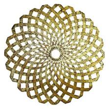 Delamere Design Golden Wall Medallion Pin Wheel Design picture