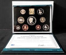 1999 United Kingdom Proof 9 Coin Collection Royal Mint Original Packaging COA picture