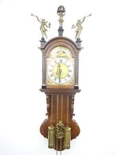 Vintage Antique Dutch Friesian 8 Day Moonphase Wall Clock (Zaanse Sallander era) picture
