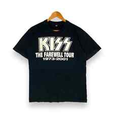 Rare Vintage KISS Band The Farewell Tour 1973-2001 T Shirt picture