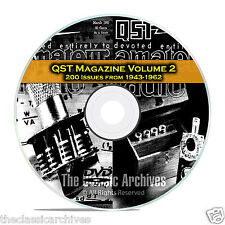 QST Magazine, Volume 2, 200 Vintage Old Time Ham Radio Issues DVD CD C06 picture